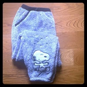 Peanuts brand XL Sherpa pj pants